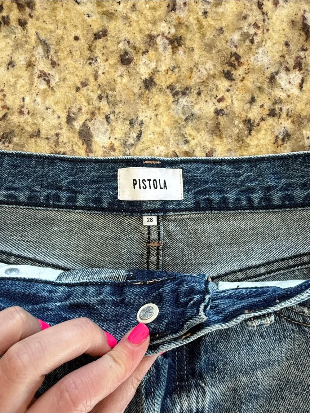 Denim Cutoff Shorts - Blue Distressed Women’s Shorts